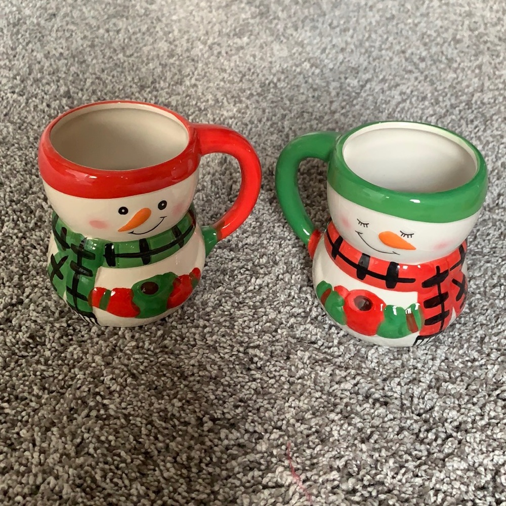 Snowman Mug Set